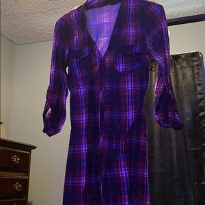 Flannel dress